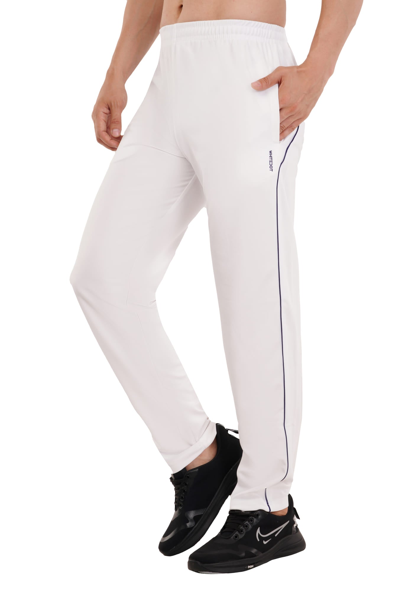 Omega Dri-FIT Trouser Trackpants - White