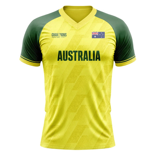 Australia ICC Champion Trophy 2025 Half Sleeves Cricket Fan Jersey