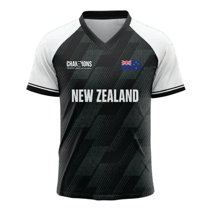 New Zealand ICC Champion Trophy 2025 Half Sleeves Cricket Fan Jersey