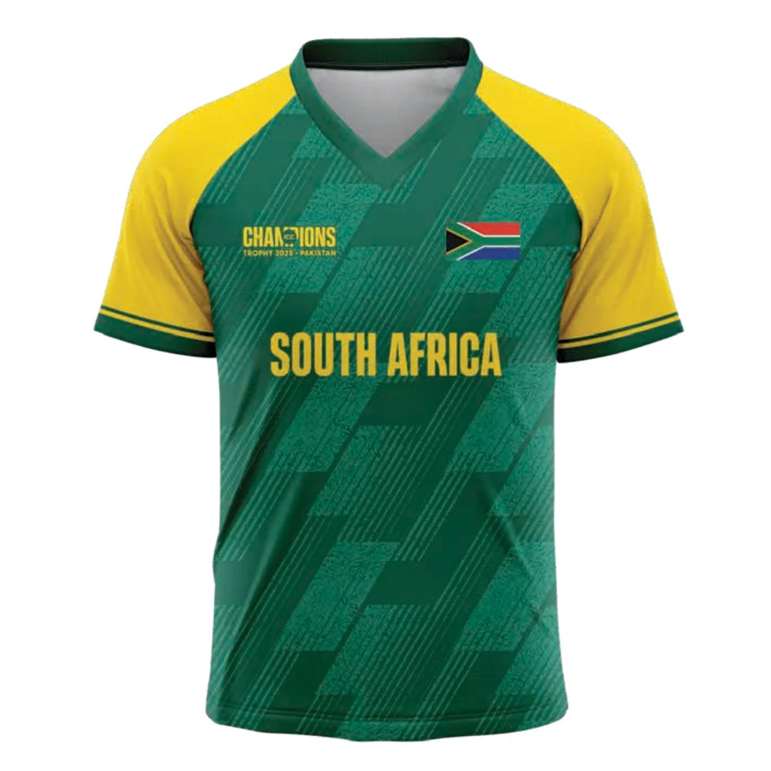 South Africa ICC Champion Trophy 2025 Half Sleeves Cricket Fan Jersey