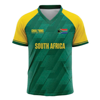 South Africa ICC Champion Trophy 2025 Half Sleeves Cricket Fan Jersey