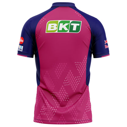 Rajasthan Royals 2025 IPL Replica Cricket Jersey (RR 2025 IPL Jersey with Name Personalization)