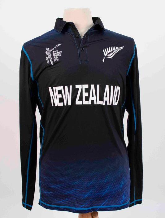 New Zealand ODI World Cup 2015 Full Sleeves Cricket Fan Jersey