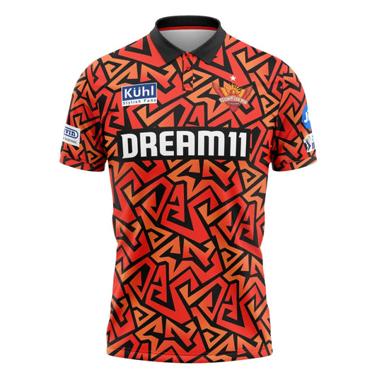 Sunrisers Hyderabad 2025 IPL Replica Jersey (SRH 2025 With Name Personalization)