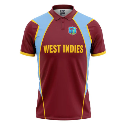 West Indies T20 World Cup 2012 Half Sleeves Cricket Fan Jersey