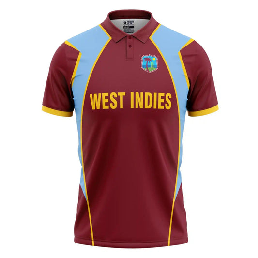 West Indies T20 World Cup 2012 Half Sleeves Cricket Fan Jersey